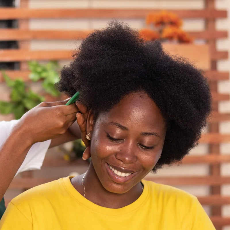 Natural hair blowout service Winnipeg — DR COIFFURE