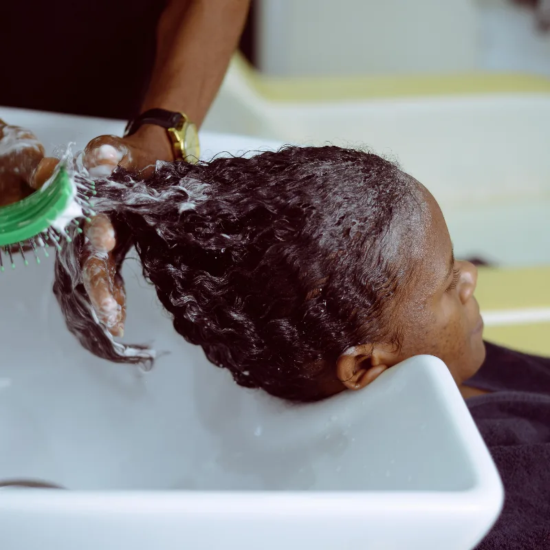 Women's shampoo and texturize — DR COIFFURE hair salon Winnipeg