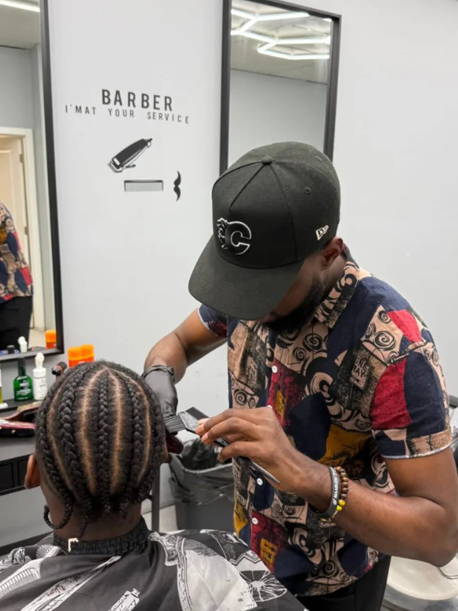 DR COIFFURE salon interior and expert hair styling in Winnipeg, Manitoba